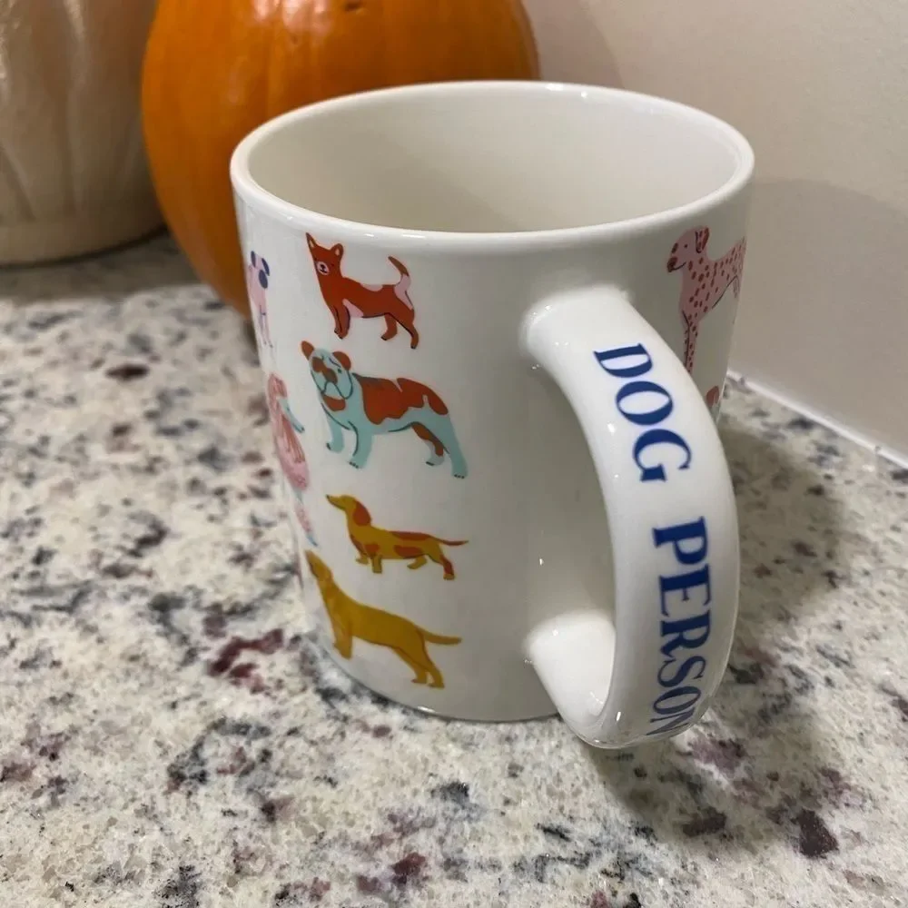 PARKER LANE DOG PERSON MULTICOLORED STONEWARE MUG
